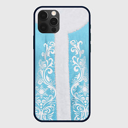 Чехол для iPhone 12 Pro Max Снегурочка, цвет: 3D-черный