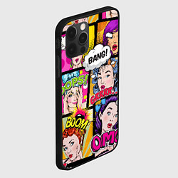 Чехол для iPhone 12 Pro Max POP ART, цвет: 3D-черный — фото 2