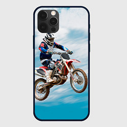 Чехол для iPhone 12 Pro Max Эндуро, цвет: 3D-черный