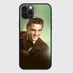 Чехол для iPhone 12 Pro Max Elvis Young, цвет: 3D-черный