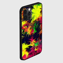 Чехол для iPhone 12 Pro Max Кислотный взрыв, цвет: 3D-черный — фото 2