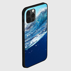 Чехол для iPhone 12 Pro Max Стихия воды, цвет: 3D-черный — фото 2