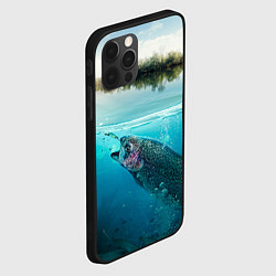 Чехол для iPhone 12 Pro Max Рыбалка на спиннинг, цвет: 3D-черный — фото 2