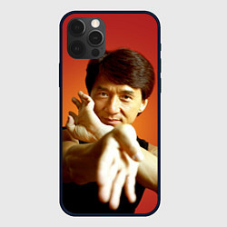 Чехол для iPhone 12 Pro Max Джеки Чан ставит блок, цвет: 3D-черный