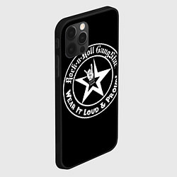 Чехол для iPhone 12 Pro Max Рок-н-рол, цвет: 3D-черный — фото 2