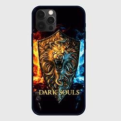 Чехол для iPhone 12 Pro Max Dark Souls: Lion Shield, цвет: 3D-черный