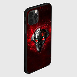 Чехол для iPhone 12 Pro Max Pirate Station: Blood Face, цвет: 3D-черный — фото 2