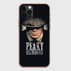 Чехол для iPhone 12 Pro Max Peaky Blinders, цвет: 3D-светло-розовый