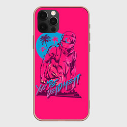 Чехол для iPhone 12 Pro Max You're dead meat, цвет: 3D-светло-розовый
