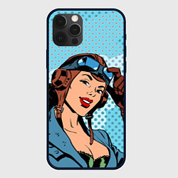 Чехол для iPhone 12 Pro Max ВВС, цвет: 3D-черный