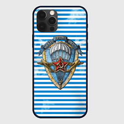 Чехол для iPhone 12 Pro Max ВДВ, цвет: 3D-черный