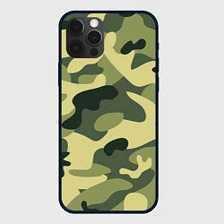 Чехол iPhone 12 Pro Камуфляж: зеленый/хаки