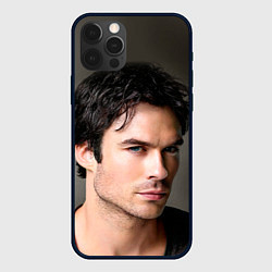 Чехол для iPhone 12 Pro Ian Somerhalder, цвет: 3D-черный