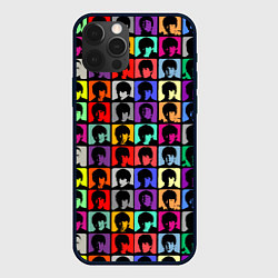 Чехол для iPhone 12 Pro The Beatles: pop-art, цвет: 3D-черный