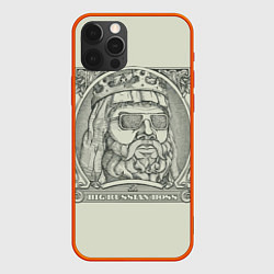 Чехол для iPhone 12 Pro Big Russian Boss, цвет: 3D-красный