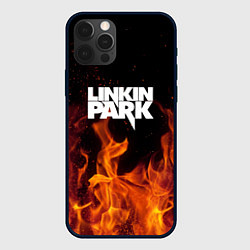 Чехол для iPhone 12 Pro Linkin Park: Hell Flame, цвет: 3D-черный