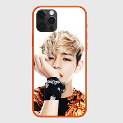 Чехол для iPhone 12 Pro Kim TaeHyung, цвет: 3D-красный