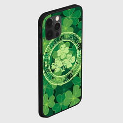 Чехол для iPhone 12 Pro Ireland, Happy St. Patricks Day, цвет: 3D-черный — фото 2