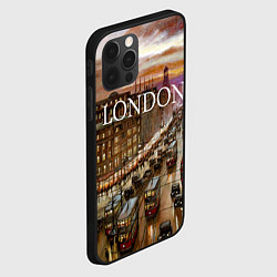 Чехол для iPhone 12 Pro Улицы старого Лондона, цвет: 3D-черный — фото 2