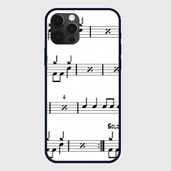 Чехол для iPhone 12 Pro I LOVE ROCK AND ROLL, цвет: 3D-черный
