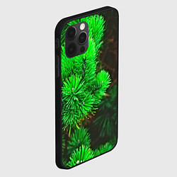 Чехол для iPhone 12 Pro Зелёная ель, цвет: 3D-черный — фото 2