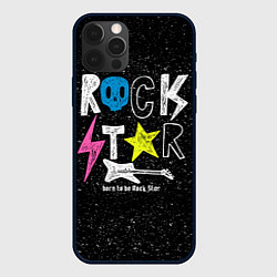 Чехол для iPhone 12 Pro Rock Star, цвет: 3D-черный