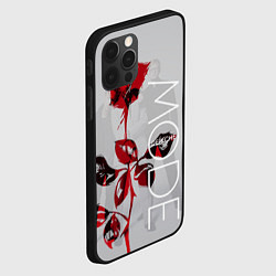Чехол для iPhone 12 Pro Depeche Mode: Red Rose, цвет: 3D-черный — фото 2