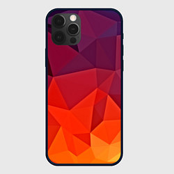 Чехол для iPhone 12 Pro Geometric, цвет: 3D-черный