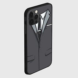 Чехол для iPhone 12 Pro Костюм, цвет: 3D-черный — фото 2