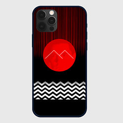 Чехол для iPhone 12 Pro Twin Peaks Sun, цвет: 3D-черный