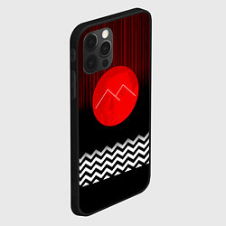 Чехол для iPhone 12 Pro Twin Peaks Sun, цвет: 3D-черный — фото 2