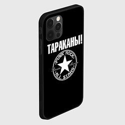 Чехол для iPhone 12 Pro Тараканы: панк-рок, цвет: 3D-черный — фото 2