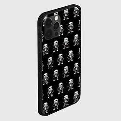Чехол для iPhone 12 Pro Undertale, цвет: 3D-черный — фото 2