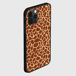 Чехол для iPhone 12 Pro Жираф, цвет: 3D-черный — фото 2