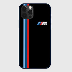 Чехол для iPhone 12 Pro BMW BLACK COLLECTION БМВ, цвет: 3D-черный