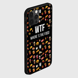 Чехол для iPhone 12 Pro WTF Food, цвет: 3D-черный — фото 2