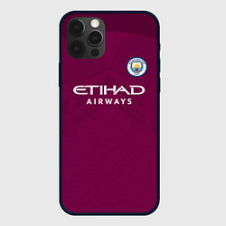 Чехол для iPhone 12 Pro Man City FC: Away 17/18, цвет: 3D-черный