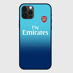 Чехол для iPhone 12 Pro Arsenal FC: Blue Away 17/18, цвет: 3D-черный