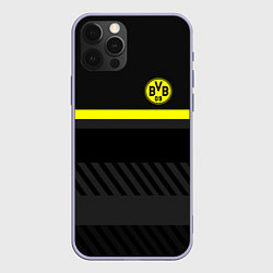 Чехол для iPhone 12 Pro FC Borussia 2018 Original #3, цвет: 3D-светло-сиреневый