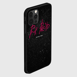 Чехол для iPhone 12 Pro Pink Phloyd: Lonely star, цвет: 3D-черный — фото 2