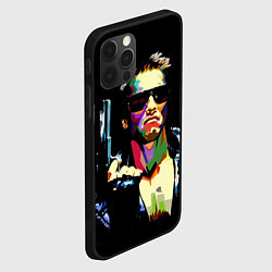 Чехол для iPhone 12 Pro Terminator Art, цвет: 3D-черный — фото 2