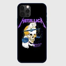 Чехол iPhone 12 Pro Metallica - damaged justice