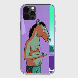 Чехол для iPhone 12 Pro BoJack, цвет: 3D-светло-сиреневый