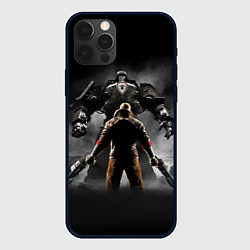Чехол для iPhone 12 Pro Wolfenstein Battle, цвет: 3D-черный