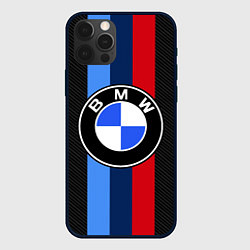 Чехол для iPhone 12 Pro BMW SPORT, цвет: 3D-черный