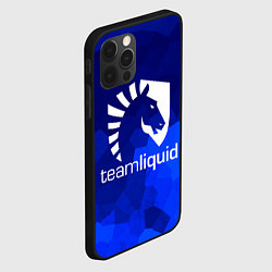 Чехол для iPhone 12 Pro Team Liquid: Polygons, цвет: 3D-черный — фото 2