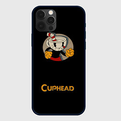 Чехол для iPhone 12 Pro Cuphead: Black Mugman, цвет: 3D-черный