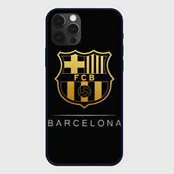 Чехол для iPhone 12 Pro Barcelona Gold Edition, цвет: 3D-черный