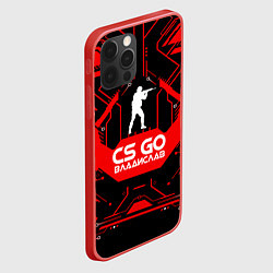 Чехол для iPhone 12 Pro CS:GO - Владислав, цвет: 3D-красный — фото 2
