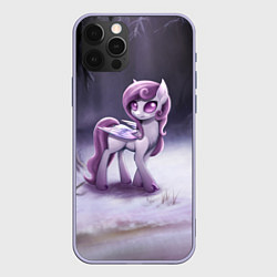 Чехол для iPhone 12 Pro Violet Pony, цвет: 3D-светло-сиреневый